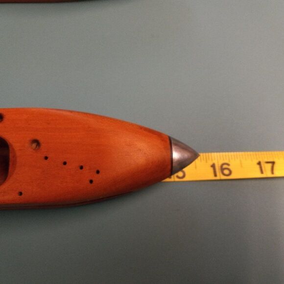 Vintage Weavers Shuttle Metal Candle holder Countrycore - Picture 3 of 8